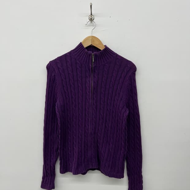 엘엘빈 케이블 니트집업 여m