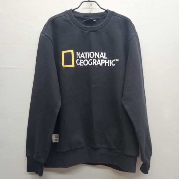 내셔널지오그래픽 빅로고 자수 맨투맨L(L)남여공용