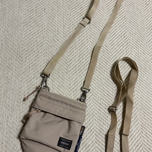 요시다포터 x 꼼데가르송 한정판 크로스백