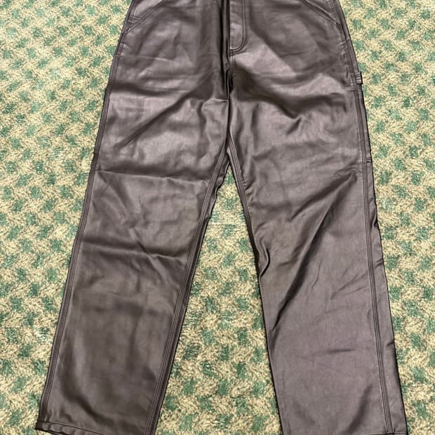 칼하트 레더 팬츠