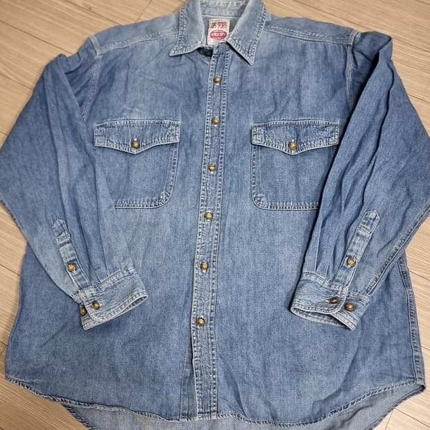 90s DFS SPORTS 데님 셔츠 남방