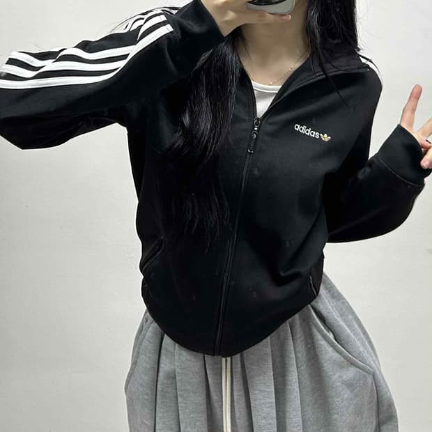 아디다스 블랙 베켄바우어 트랙탑 희귀져지(95)