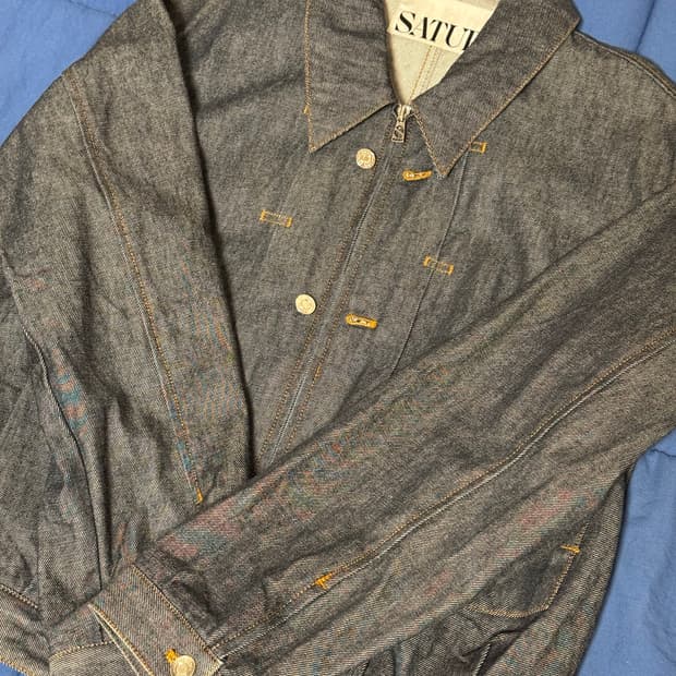 (L)세터 데님 자켓