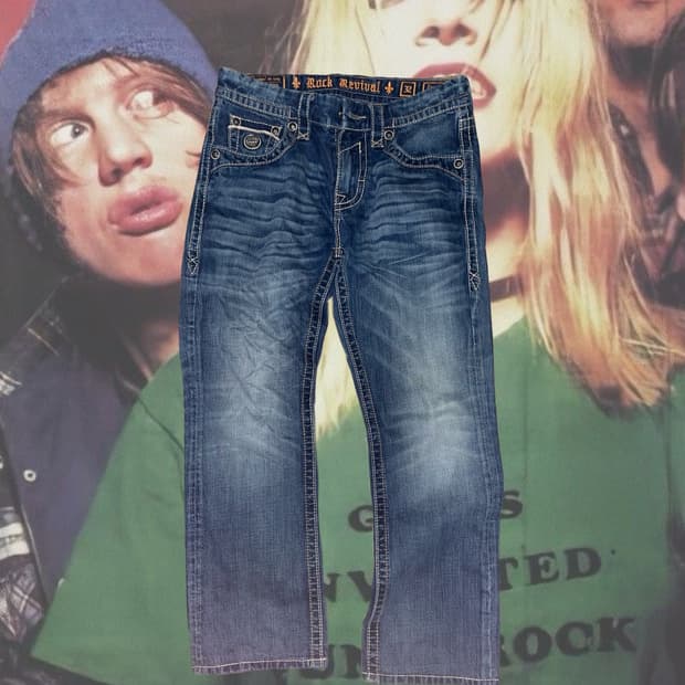 Y2k low straight vintage jeans