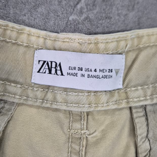 ZARA 카고 코튼팬츠