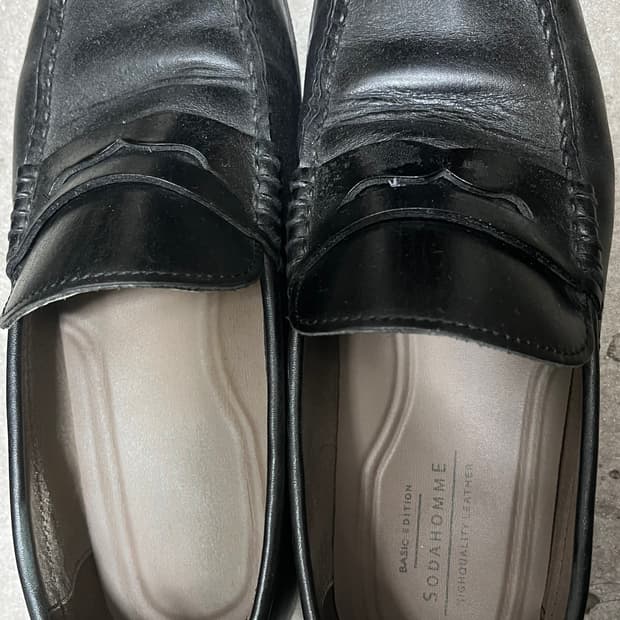 소다(soda)옴므 블랙 페니로퍼 255