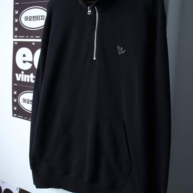 (XL-2XL) 마크곤잘레스 카라 긴팔티셔츠 와릿이즌 반집업-H33482