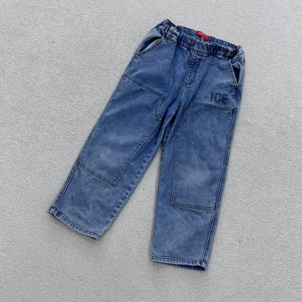 130 아이스비스킷 키즈 데님 카펜터 팬츠 0522E