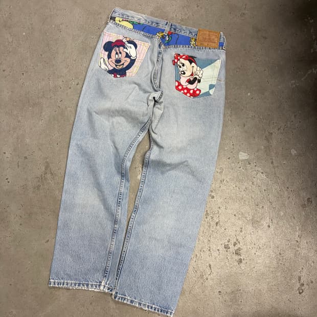 리바이스 501 키티 커스텀 청바지[1835]