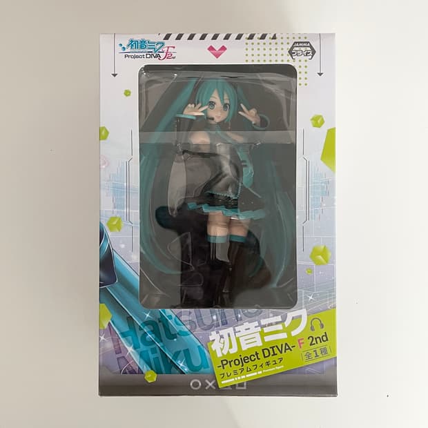 하츠네미쿠 프로젝트디바 f 2nd 프리미엄 피규어 고전 미소녀