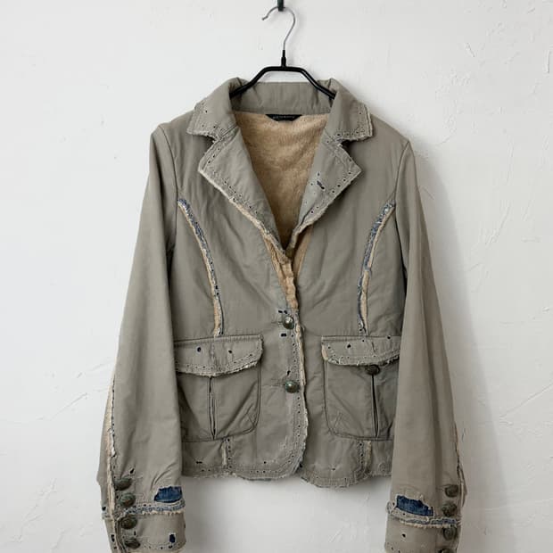 SISTEMATIC 디스트레스드 자켓