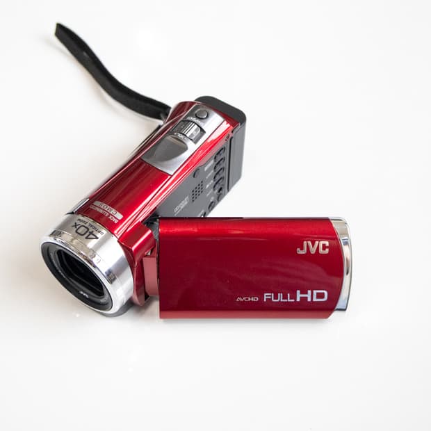 JVC GZ-HM390-R / 빈티지 디지털 캠코더