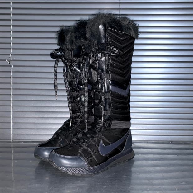 00s 나이키 니하이 퍼 부츠