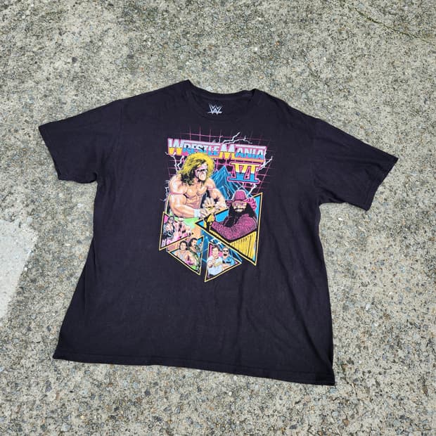 WWF WrestleMania VI 반팔 2XL