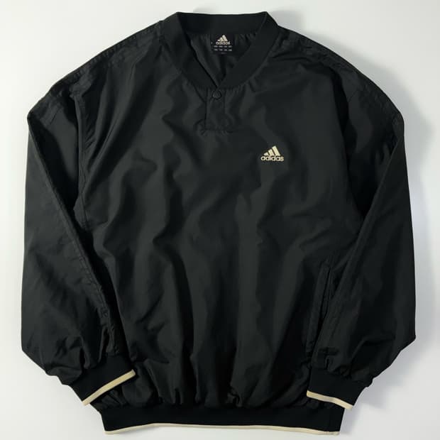 Adidas  아디다스 폴리쉘 블랙 웜업  