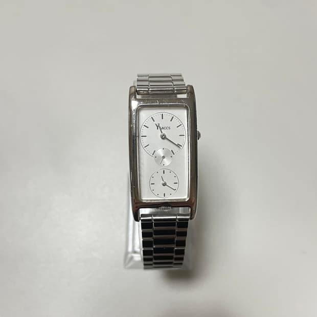 Y'SACCS 요지야마모토 듀얼타임 시계