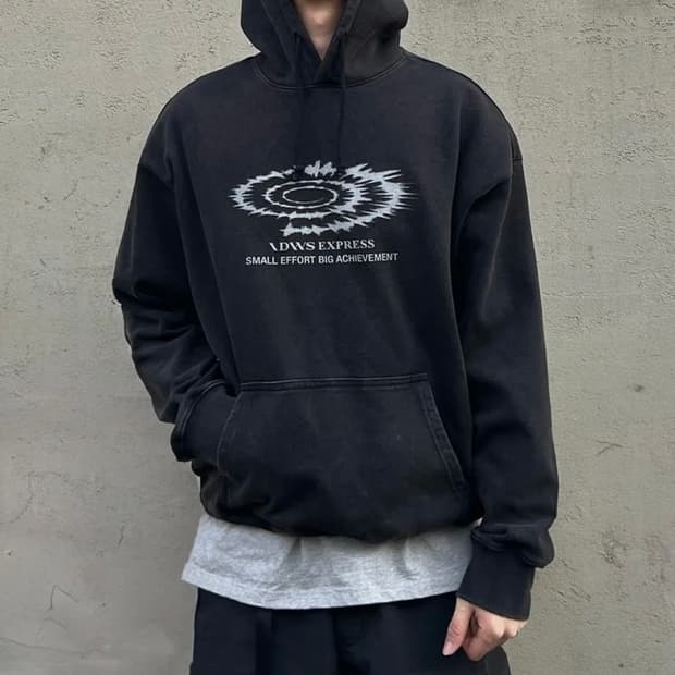 아이돈워너셀IDWS 후드티 Swift Symbol Dying Hoodie