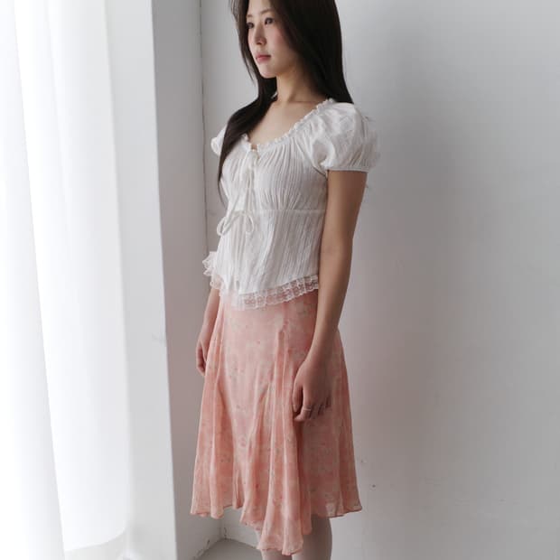 jillstuart) flower tuck skirt