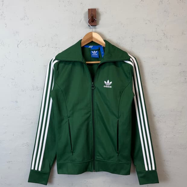 아디다스 유로파 그린 삼선 트랙탑 져지