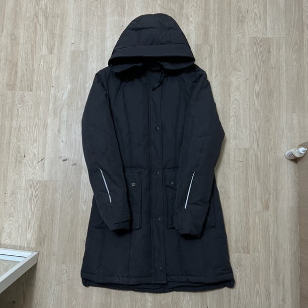 아디다스 여성 덕다운 후드 롱패딩 L/100