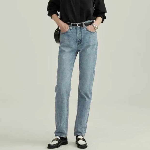 던스트 에센셜 스트레이트진 라이트블루