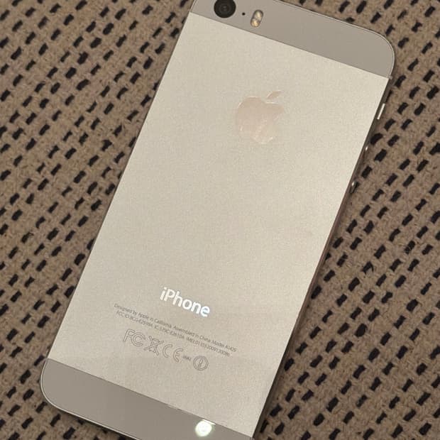 아이폰 5s 실버 16기가