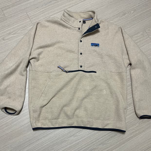 파타고니아 신칠라 후리스 내추럴 블렌드 스냅티 플리스 XL