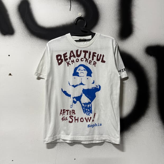 Vikini 비키니 y2k 딱붙핏 락 펑크 반팔 티셔츠