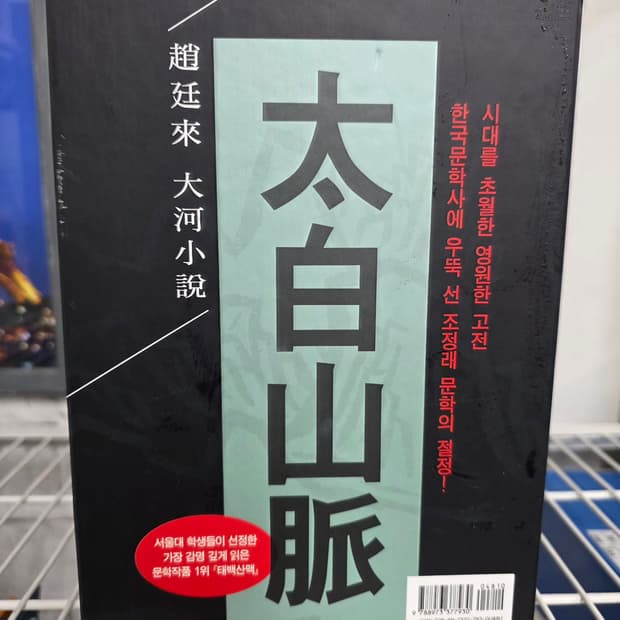 태백산맥 10권 전권 조정래 대표 대하소설 YB59