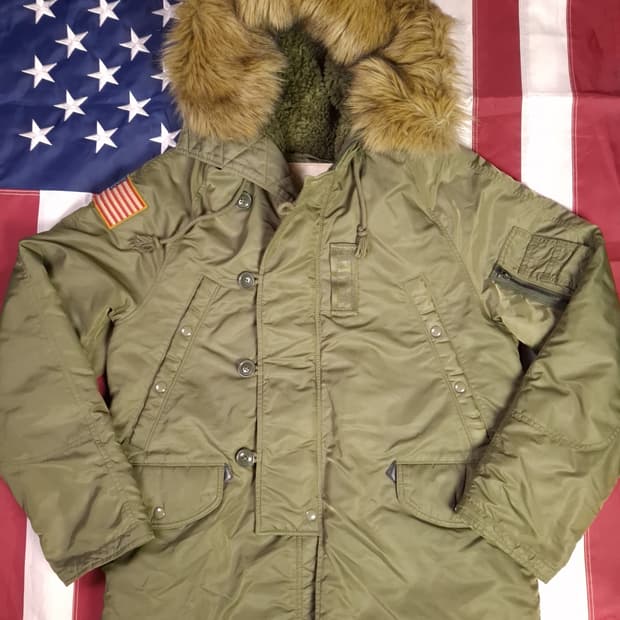 오리지날 데님앤서플라이 폴로 성조기 N-3B 파카