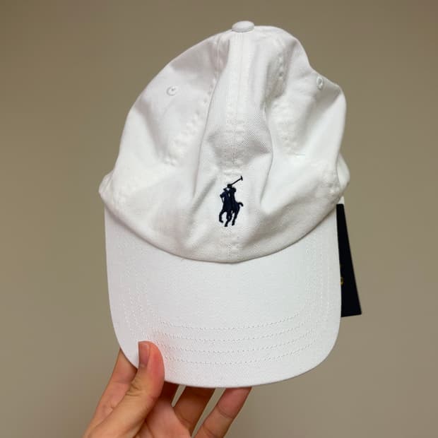 폴로 모자/볼캡 화이트 새상품 (키즈)