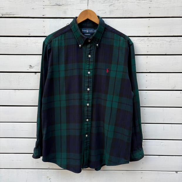 Polo 폴로 블랙와치 체크 셔츠