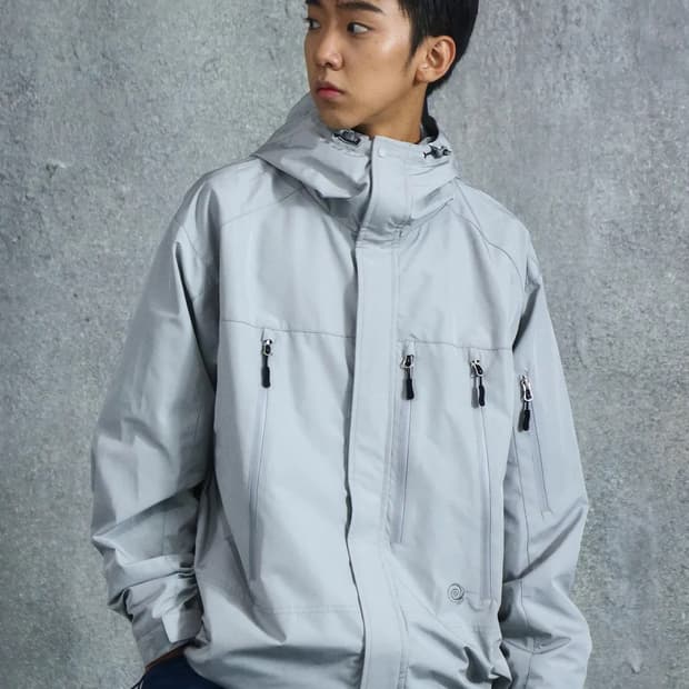 트래블 바람막이 3 레이어 써밋 후드 윈드 브레이커