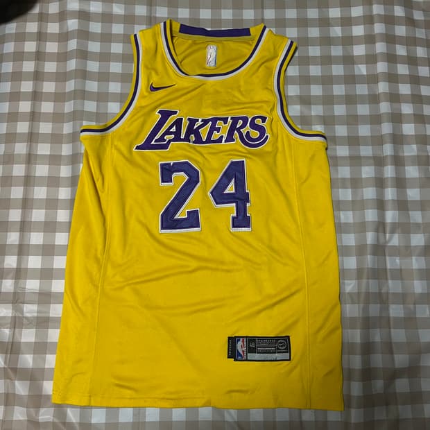 나이키 레이커스 브라이언트 24번 스윙맨 48 져지 농구 스포츠 블랙
