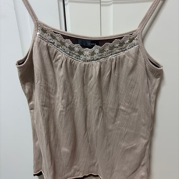 레이스 나시탑 레이어드 빈티지 슬리브리스