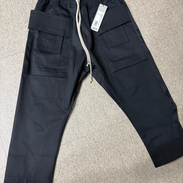 [S] 릭오웬스 크리치 카고 크롭팬츠 TW