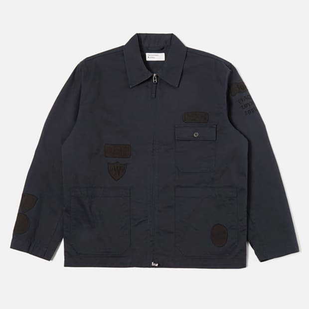 [새상품/L] 유니버셜웍스 코튼 면 패치 자켓