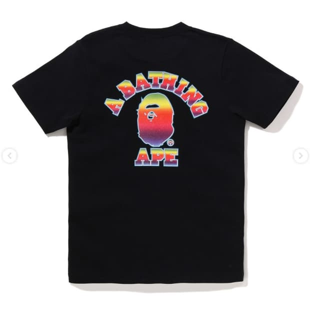 베이프 카타카나 레이디 반팔 티셔츠 S