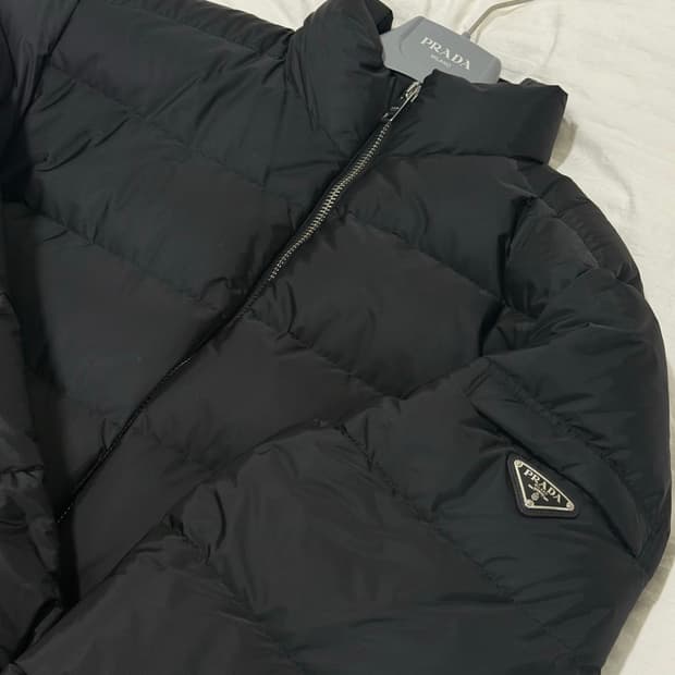 [48] 프라다 리나일론 숏패딩 블랙(SGB112)