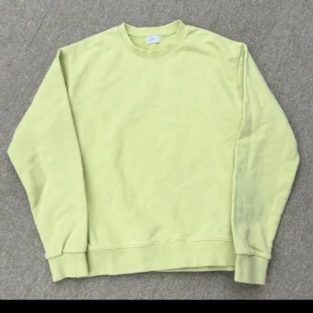 쿠어 coor 수피마 라임 스웨트셔츠 S