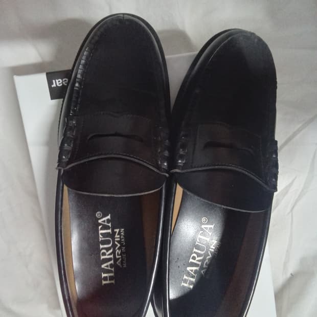 하루타 소가죽 로퍼