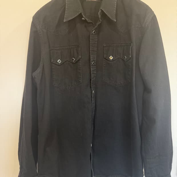 Rrl 웨스턴셔츠 블랙