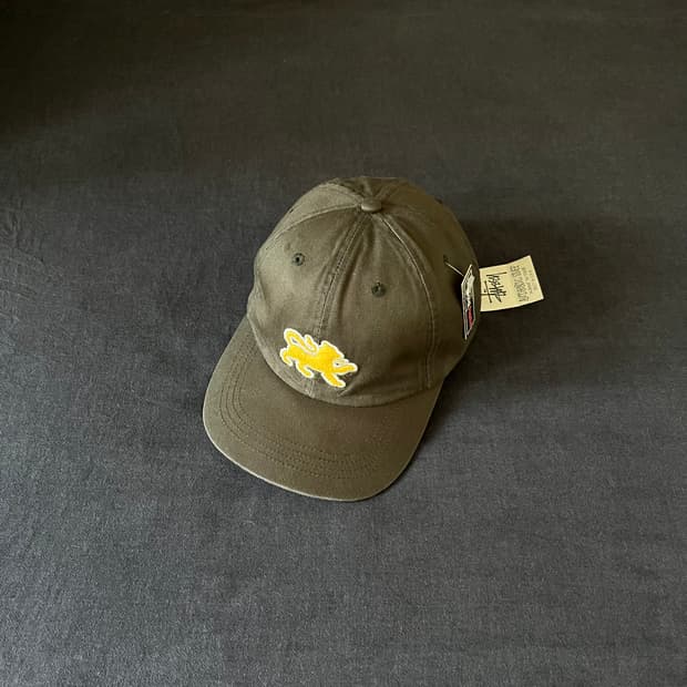 스투시 stussy 90s 데드스탁 라이온 캡 모자