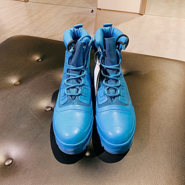 컨버스 X 앰부쉬 콜라보 남녀공용 블루 덕 부츠