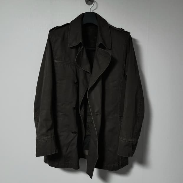 PPFM 밀리터리 오피서 퍼 자켓