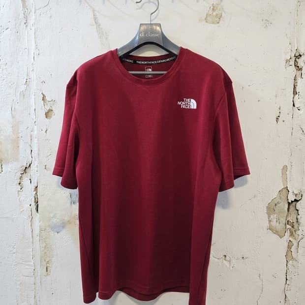 노스페이스 기능성 반팔티 XL 105 버건디