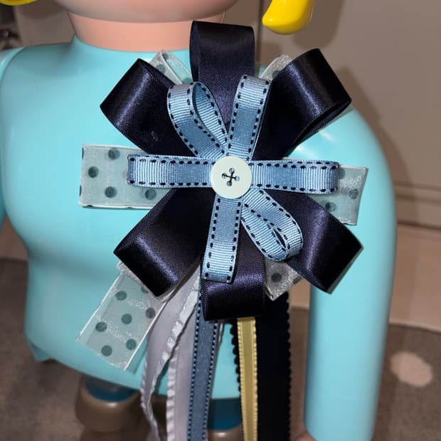 로제트 뱃지 악세서리 키링 Fashion item