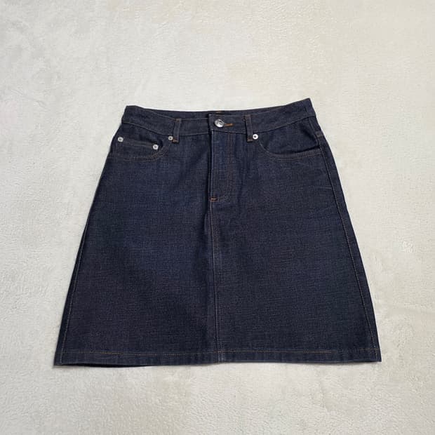 (36)여성 A.P.C 아페쎄 생지 데님 스커트 