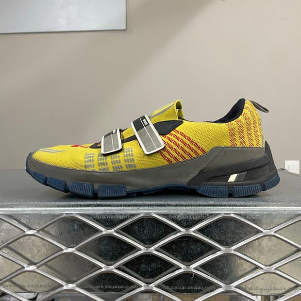 프라다 크로스섹션 스니커즈 옐로우 8