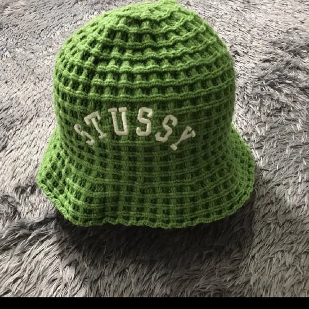 [[57cm, A급]# 스투시(STUSSY) 와플 니트 버킷햇
